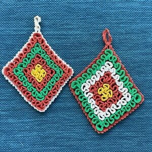 Vintage Crochet Pot Holders